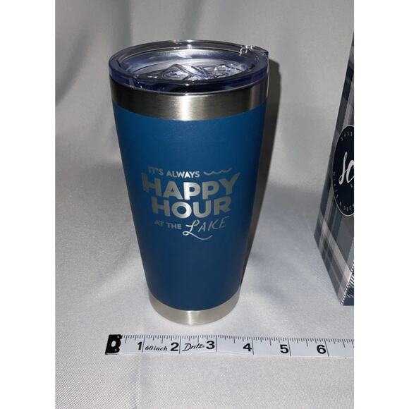 SASSY CUPS ‘better At The Lake” 20 oz. Insulated Tumbler Brand New - Picture 8 of 9